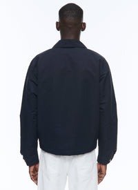 Blouson zippé à poches - Marine