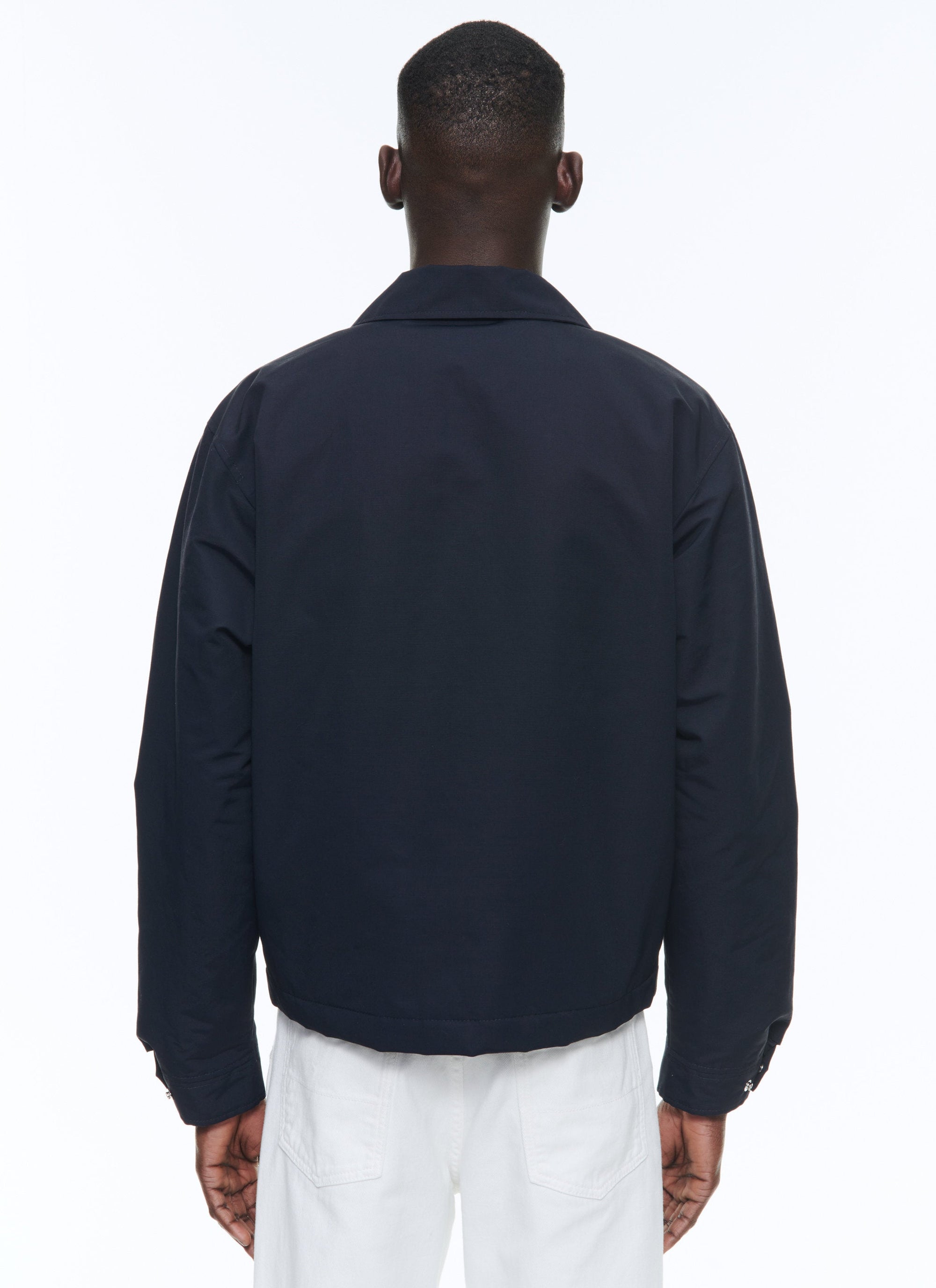 Blouson zippé à poches - Marine