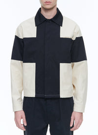 Blouson en toile technique déperlante - Beige