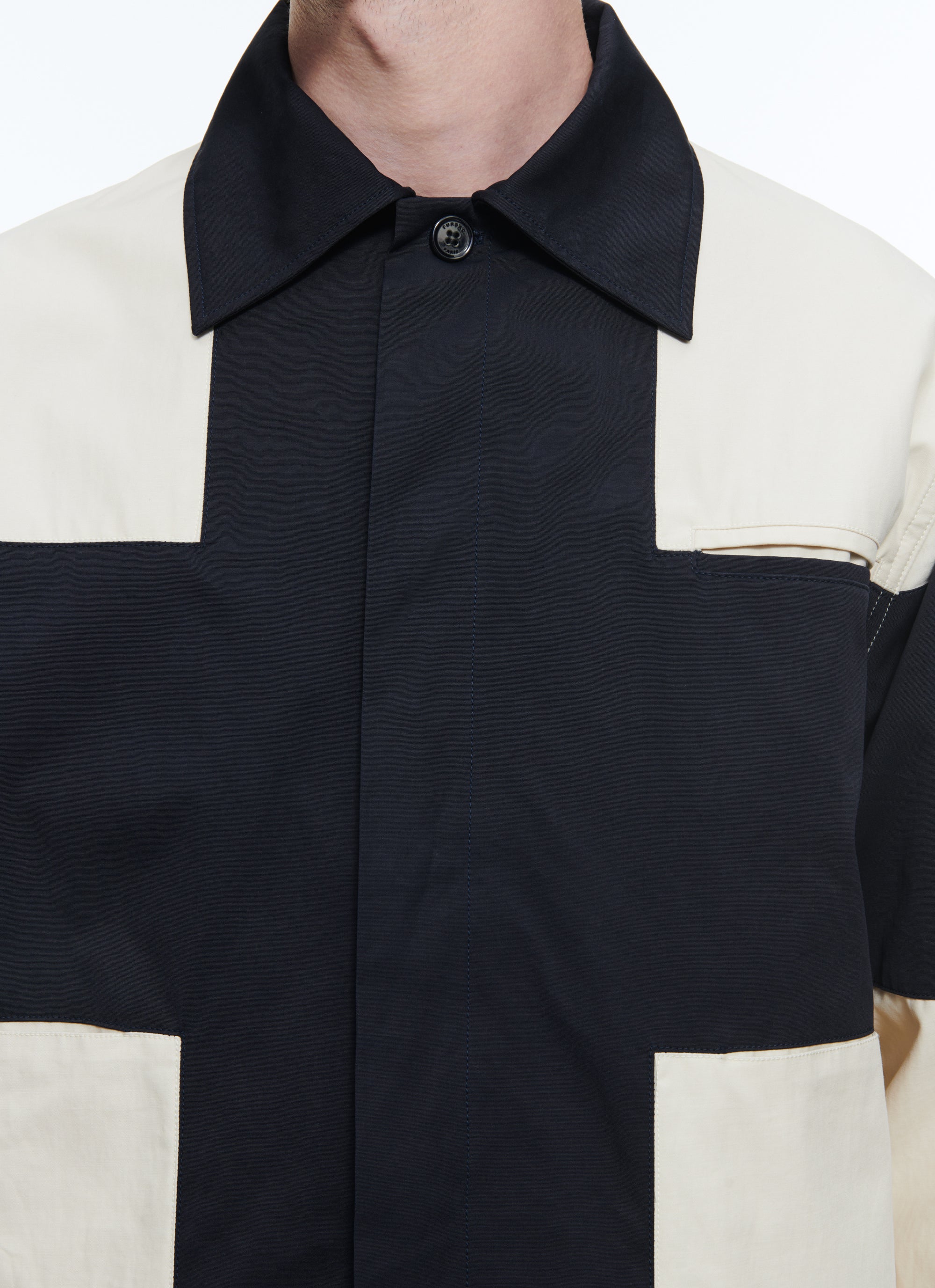 Blouson en toile technique déperlante - Beige