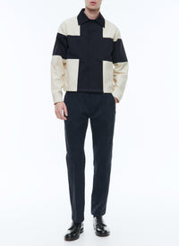 Blouson en toile technique déperlante - Beige