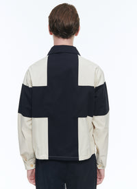 Blouson en toile technique déperlante - Beige