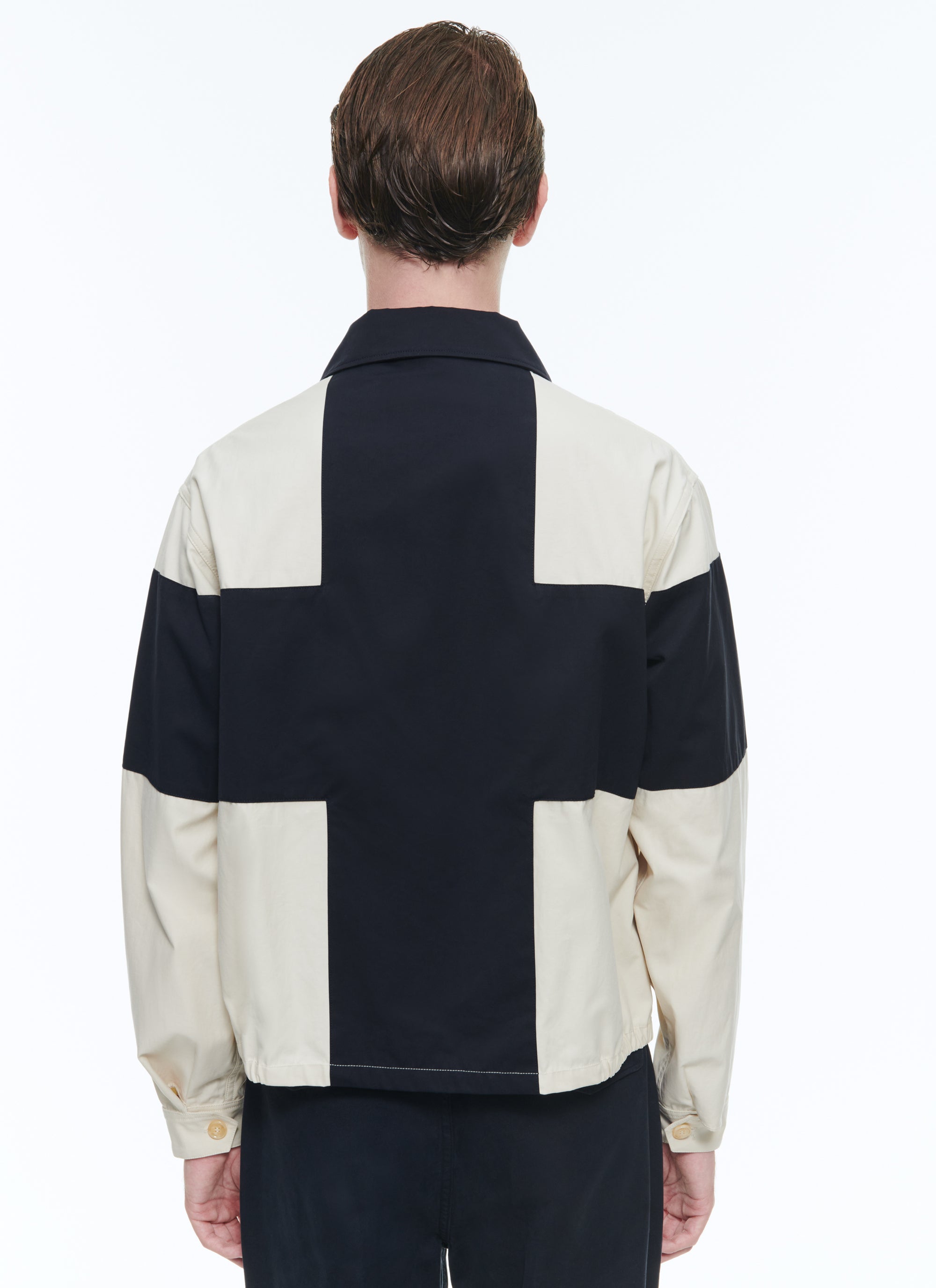 Blouson en toile technique déperlante - Beige