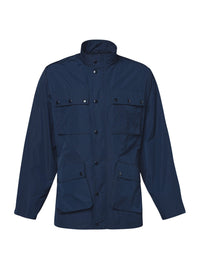 Parka multi-poches à col montant - Marine