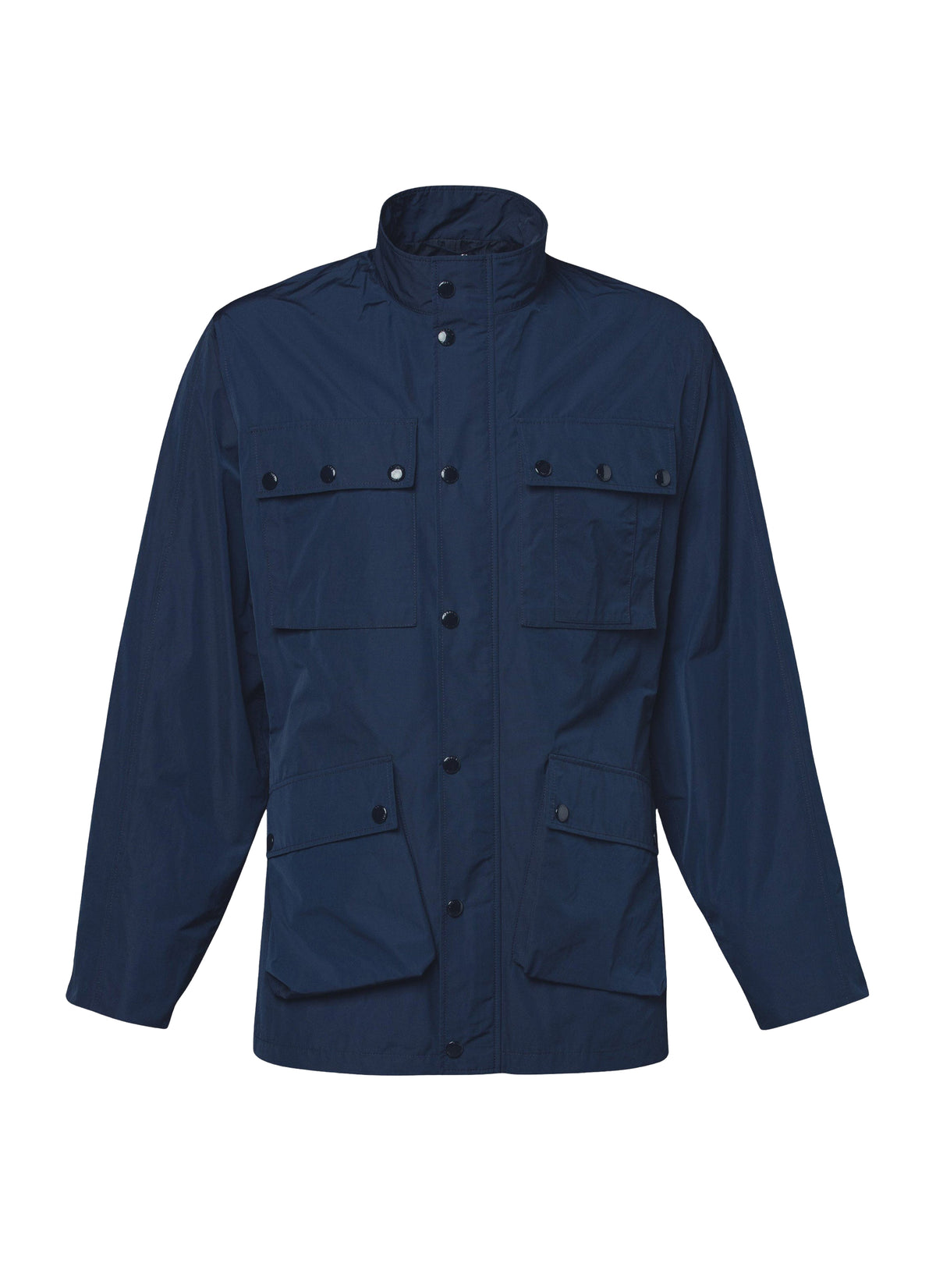 Parka multi-poches à col montant - Marine
