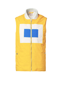 Sleeveless zip down jacket - Bright Yellow