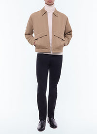 Wool blend jacket - Ficelle