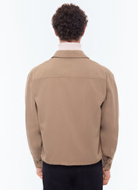 Wool blend jacket - Ficelle