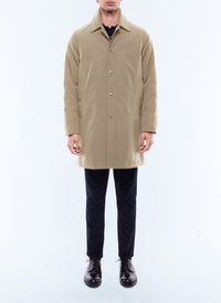 Manteau en tissu technique déperlant - Beige