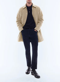 Manteau en tissu technique déperlant - Beige