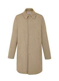 Manteau en tissu technique déperlant - Beige