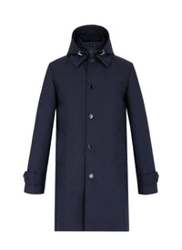 Parka en tissu déperlant - Marine