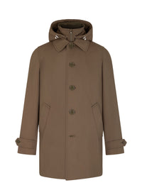 Parka en tissu déperlant - Olive