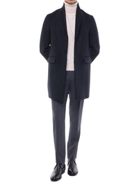 Manteau en laine et cachemire - Noir