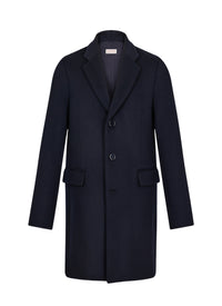 Manteau en laine et cachemire - Carbone