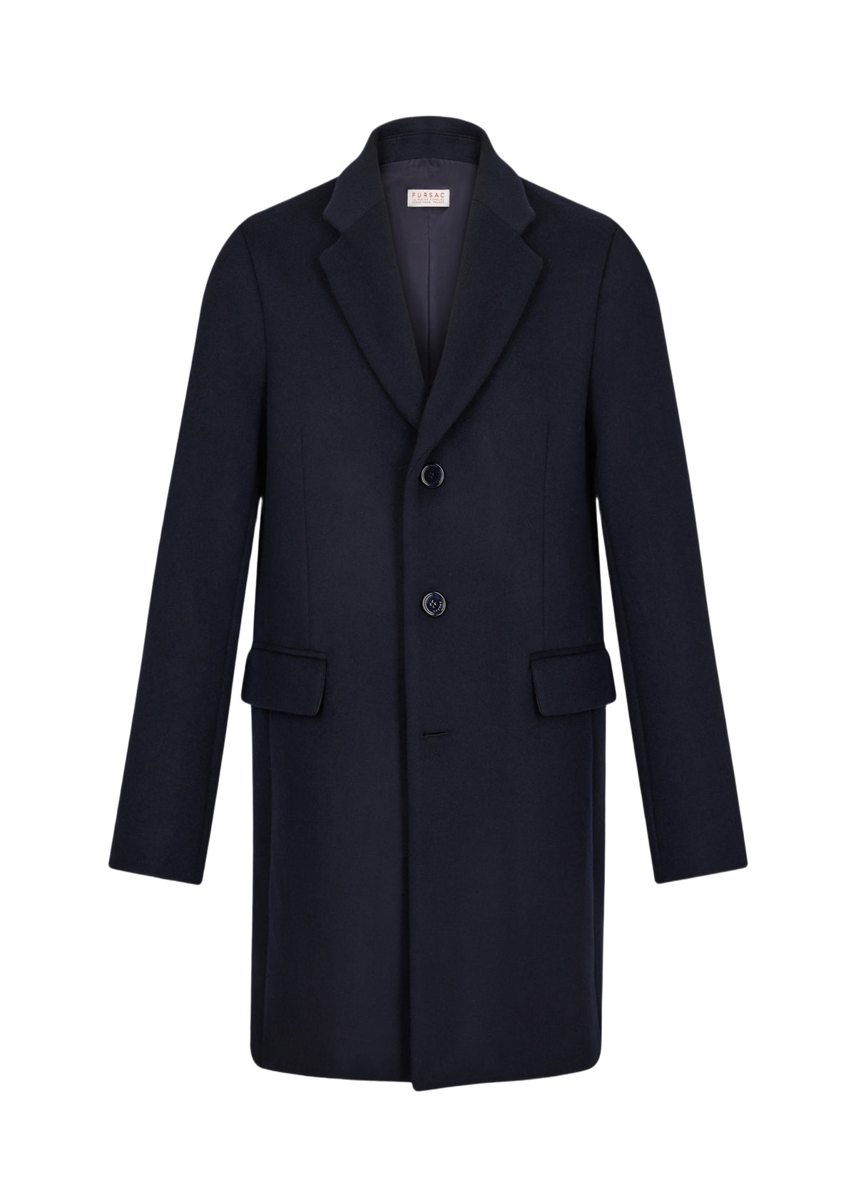 Manteau en laine et cachemire - Carbone