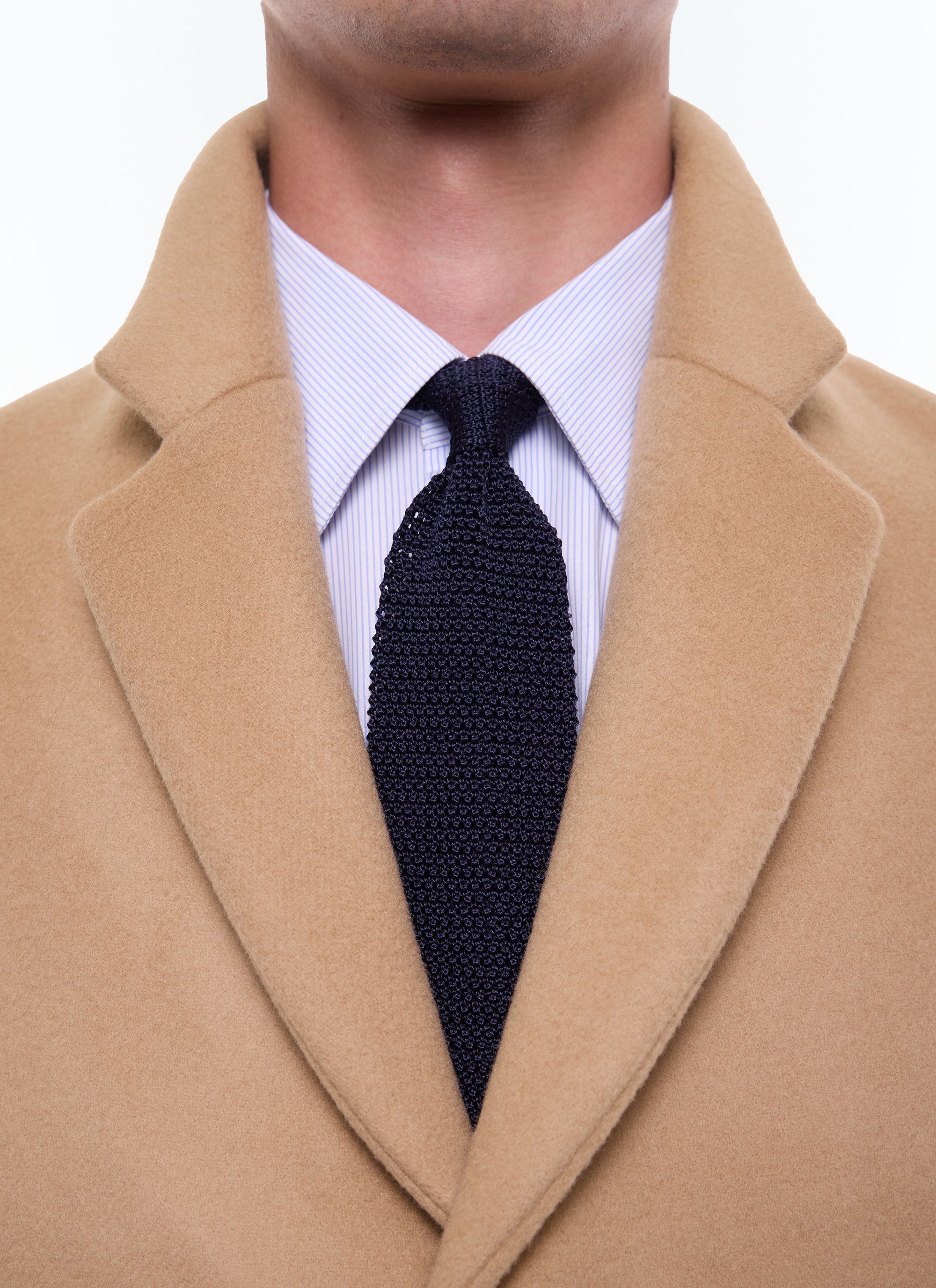 Manteau en drap de laine - Ficelle