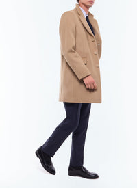 Manteau en drap de laine - Ficelle