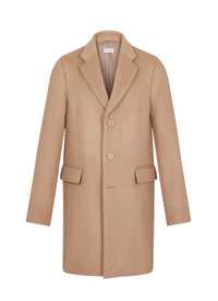 Manteau en drap de laine - Ficelle