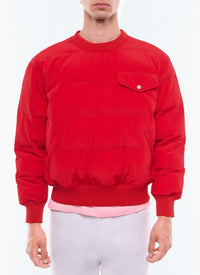 Water-repellent canvas jacket - Red