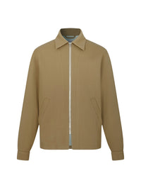 Cotton cavalry twill jacket - Ficelle