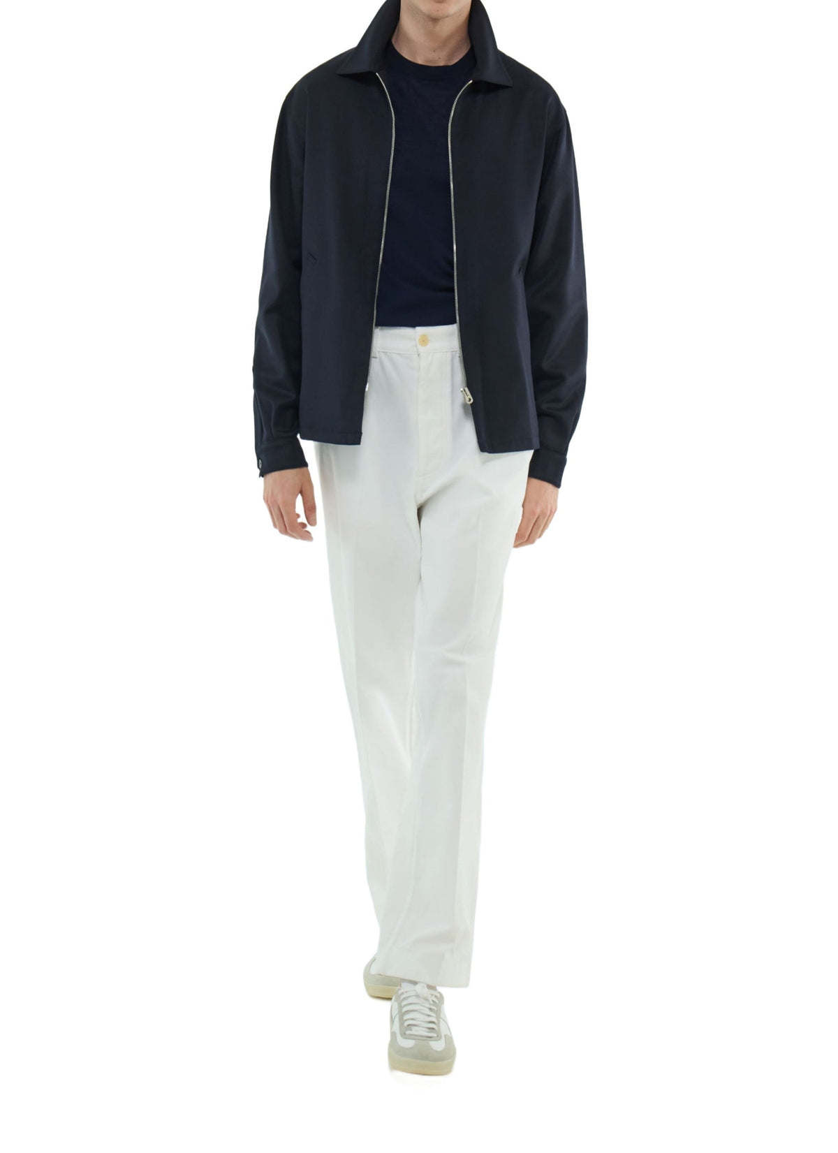 Blouson en Cavalry twill de coton - Marine