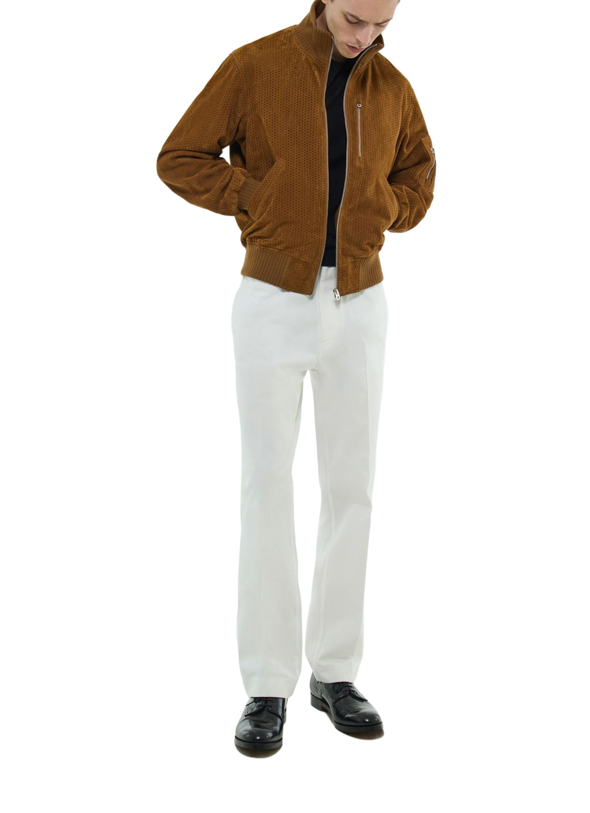 Camel Blouson - Camel