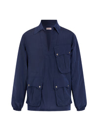 Nylon canvas smock - Navy