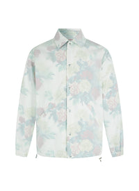 Printed canvas jacket - Light floral print