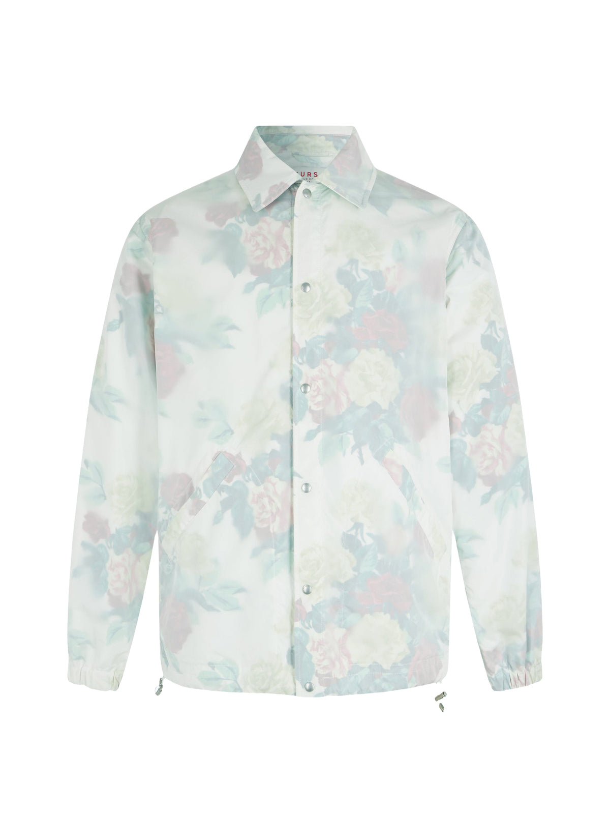 Printed canvas jacket - Light floral print