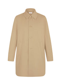 Trench-coat en serge de coton déperlant - Beige