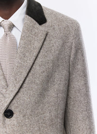 Taupe Manteau - Taupe