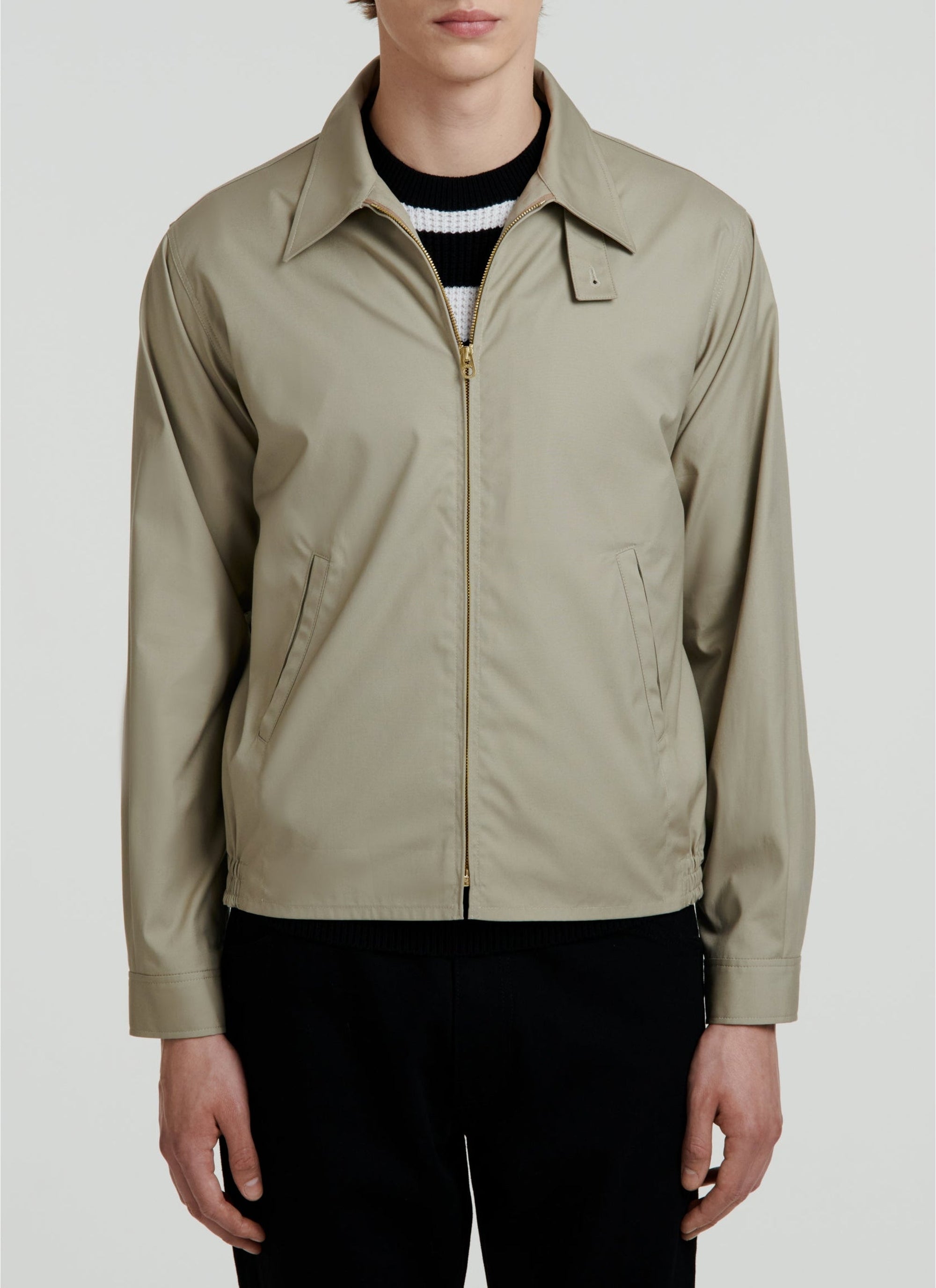 Blouson en toile déperlante - Tourterelle