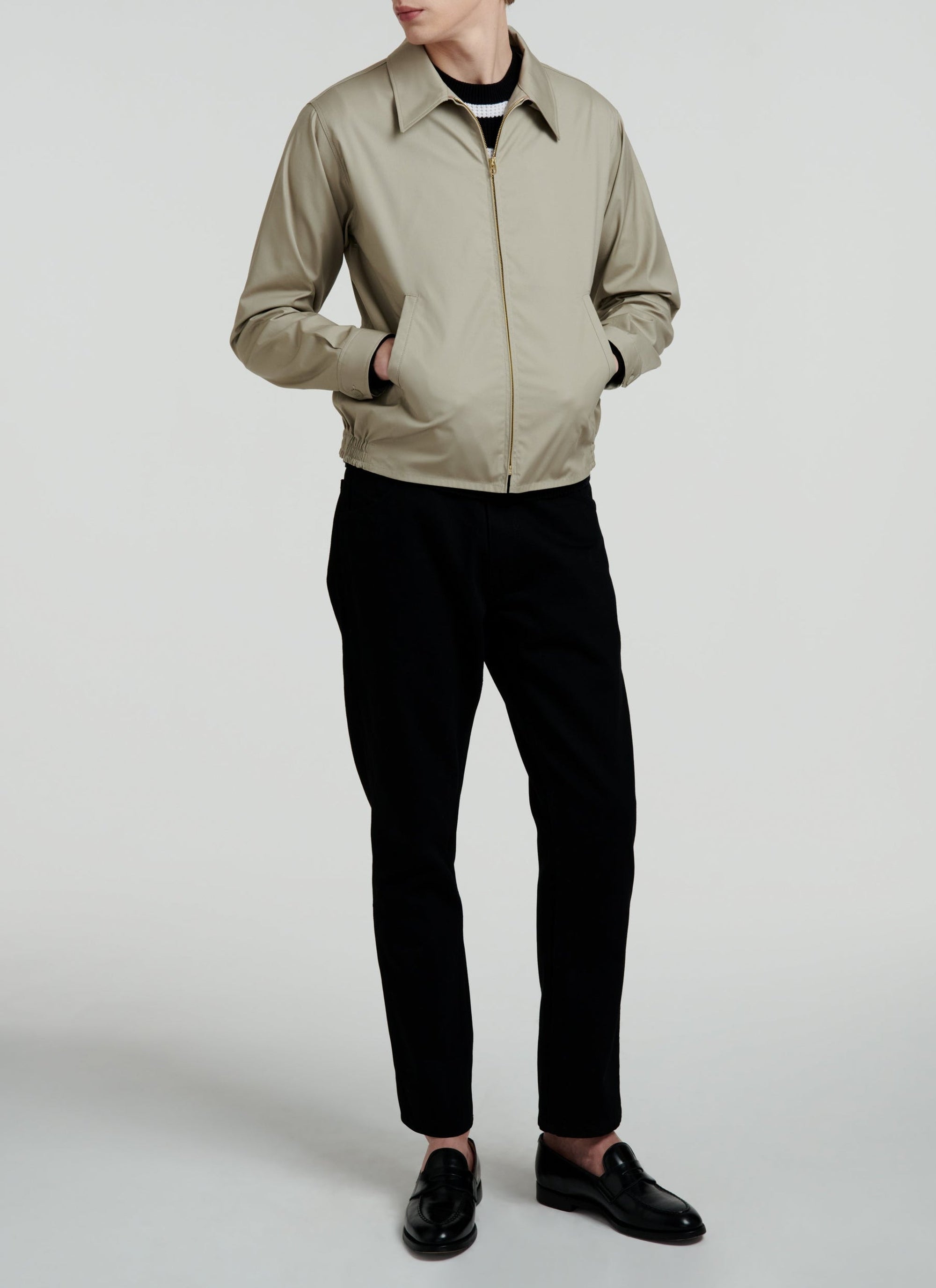 Blouson en toile déperlante - Tourterelle