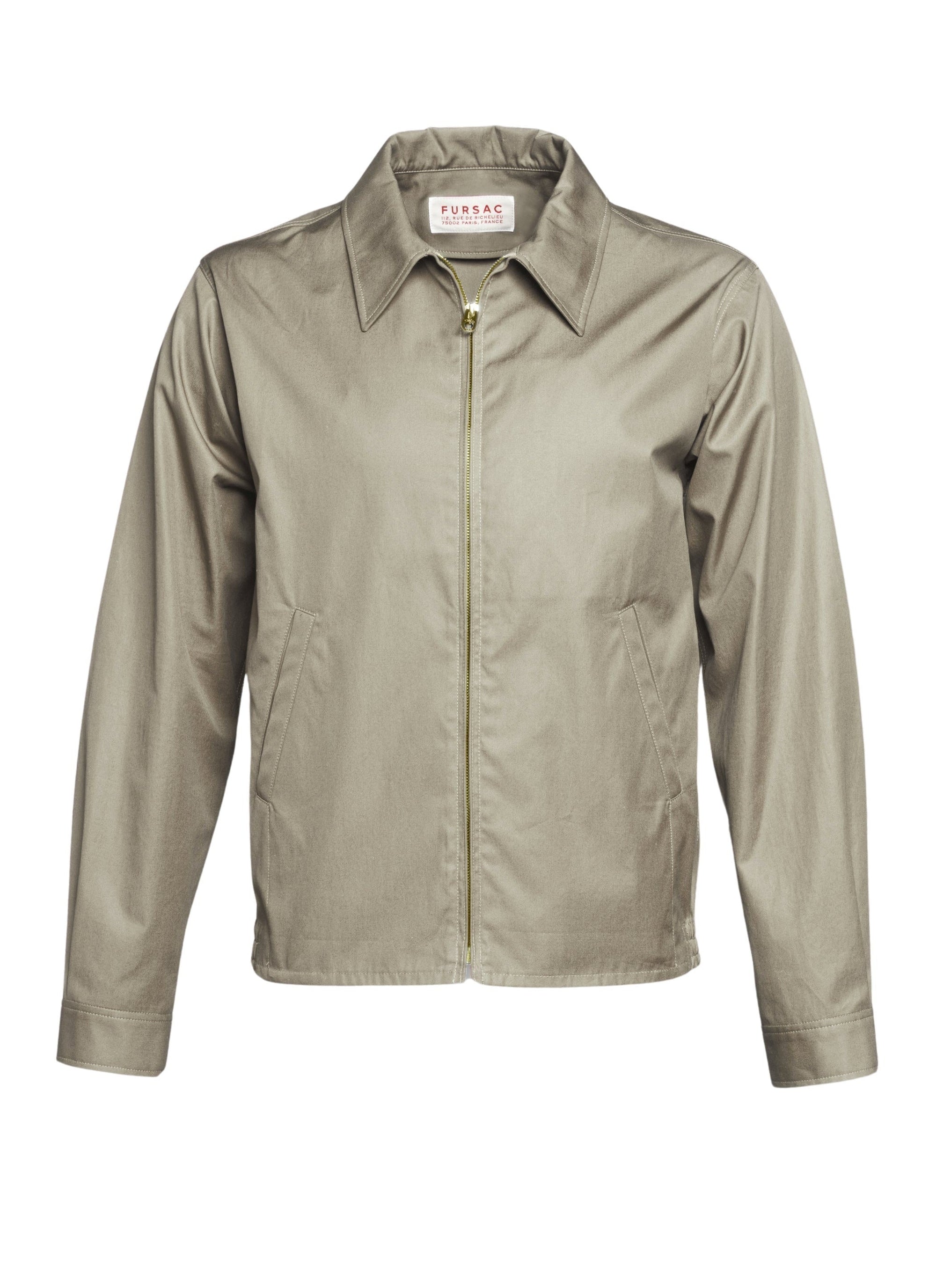 Blouson en toile déperlante - Tourterelle