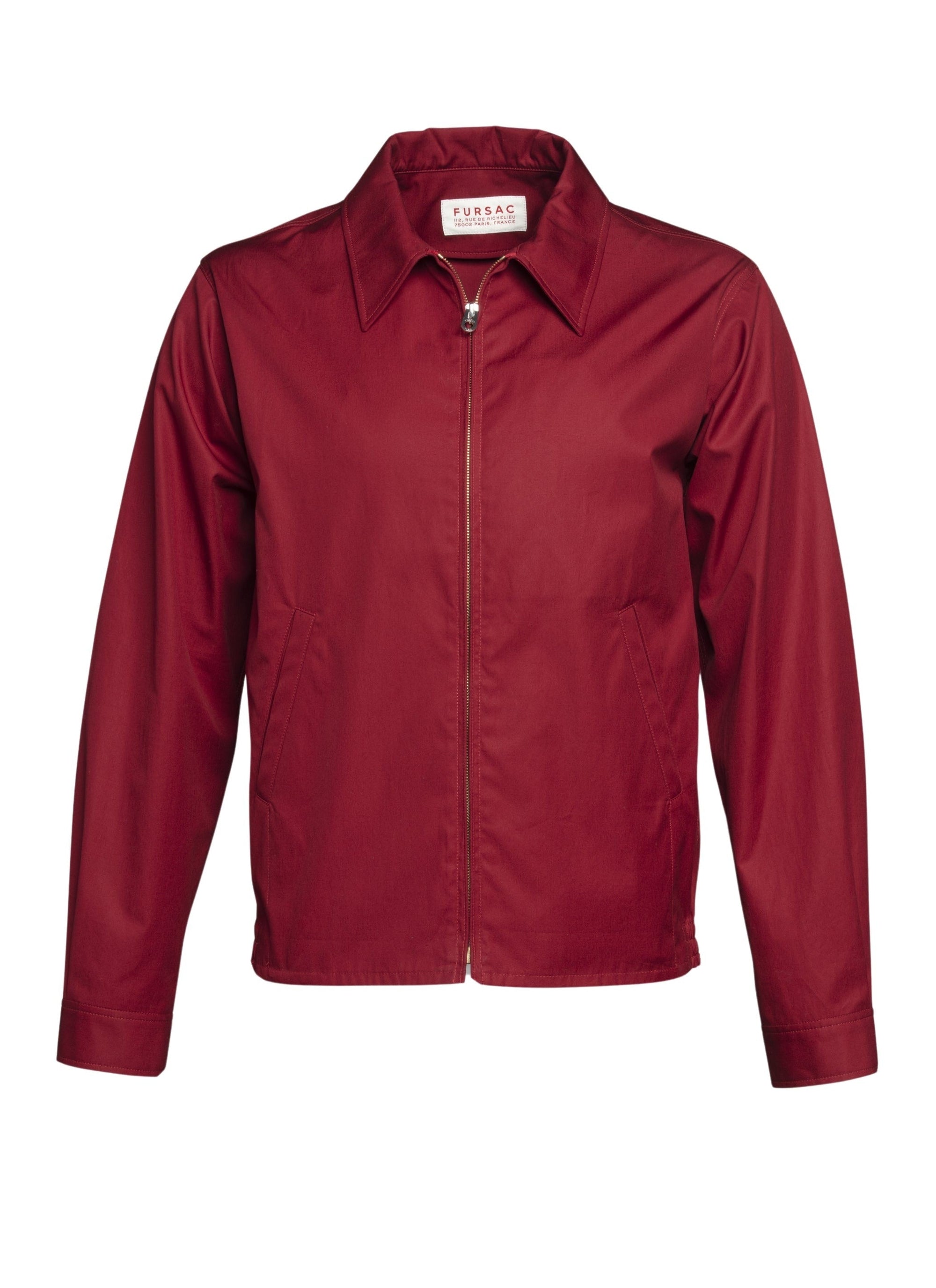 Blouson en toile déperlante - Vermillon