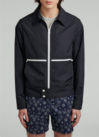 Blouson en tissu technique - Marine