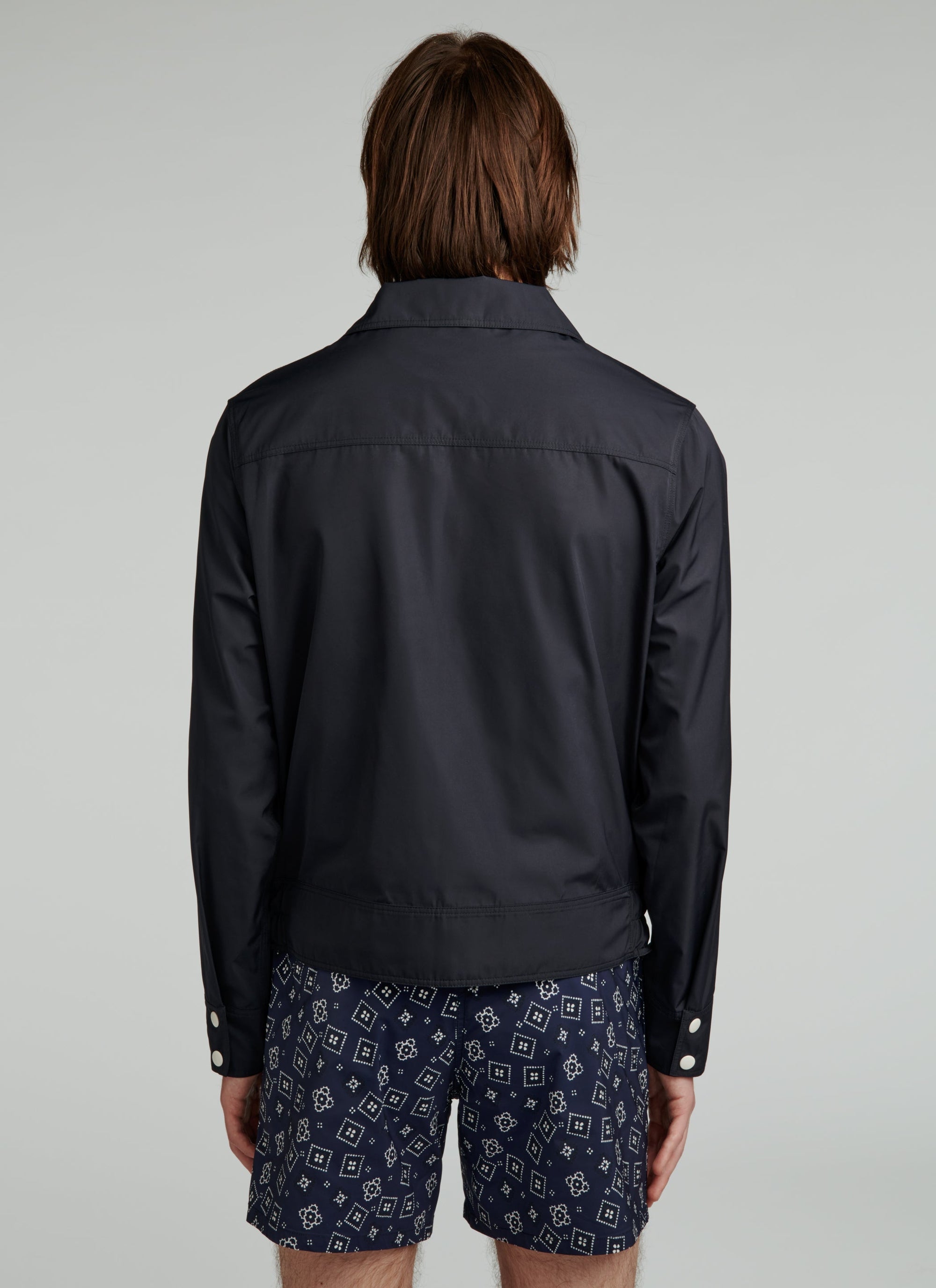 Blouson en tissu technique - Marine