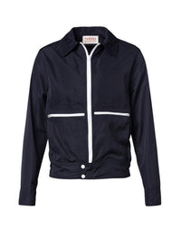 Blouson en tissu technique - Marine