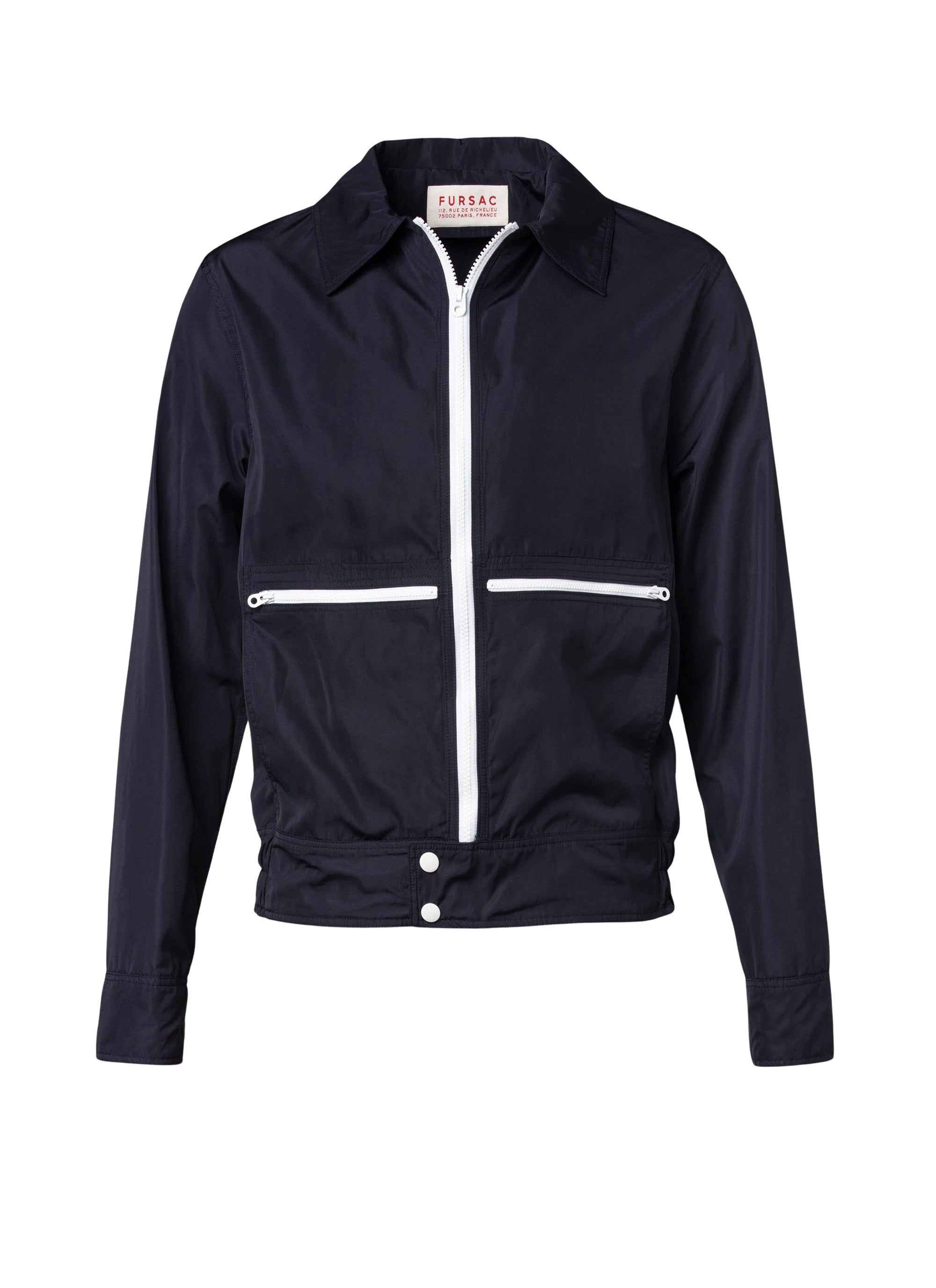 Blouson en tissu technique - Marine