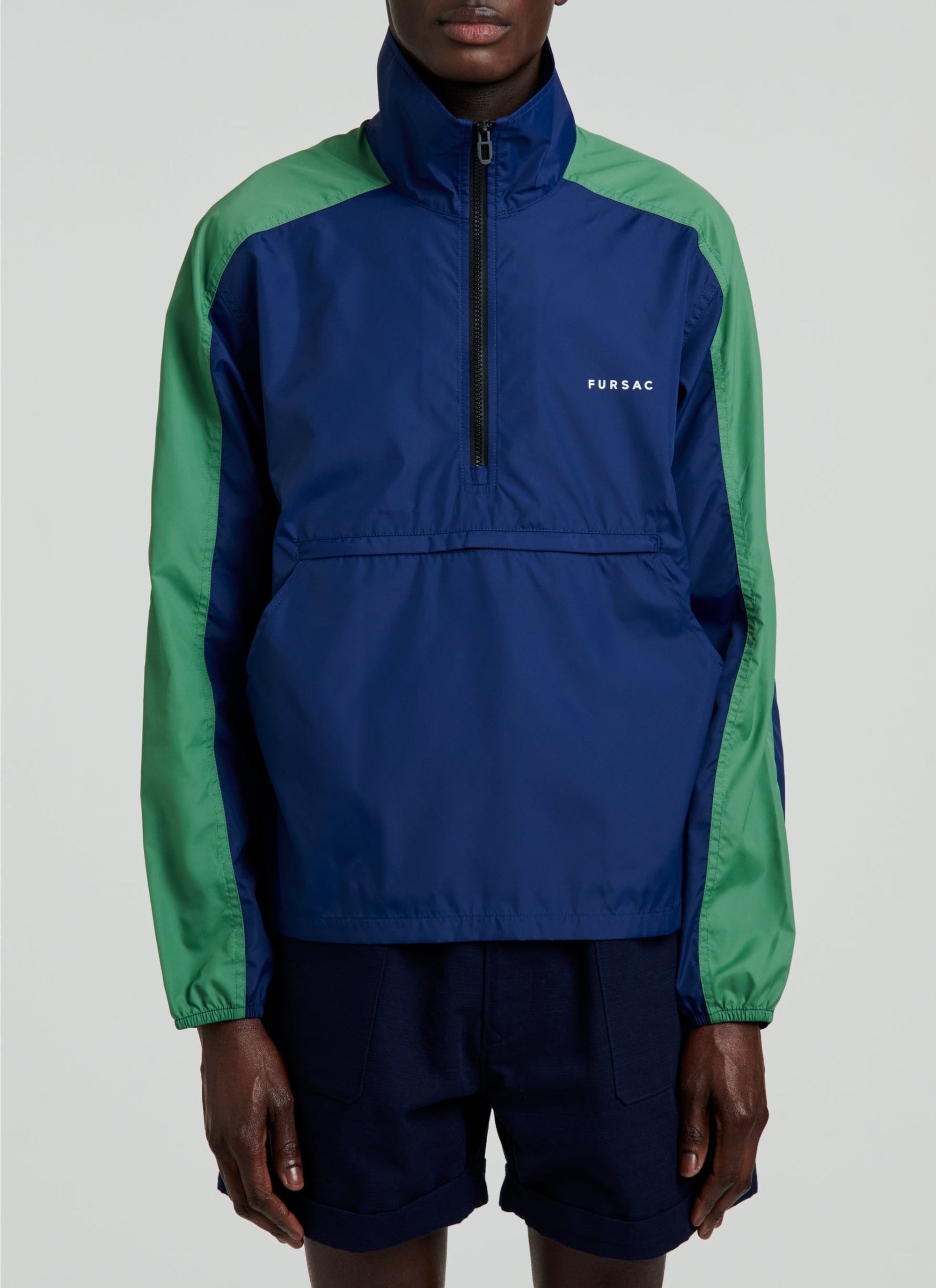 Windbreaker in technical fabric - Petrole