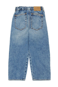 Pantalon délavé en denim - Blue Denim