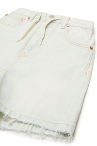 Short à poches en denim - Blue Denim