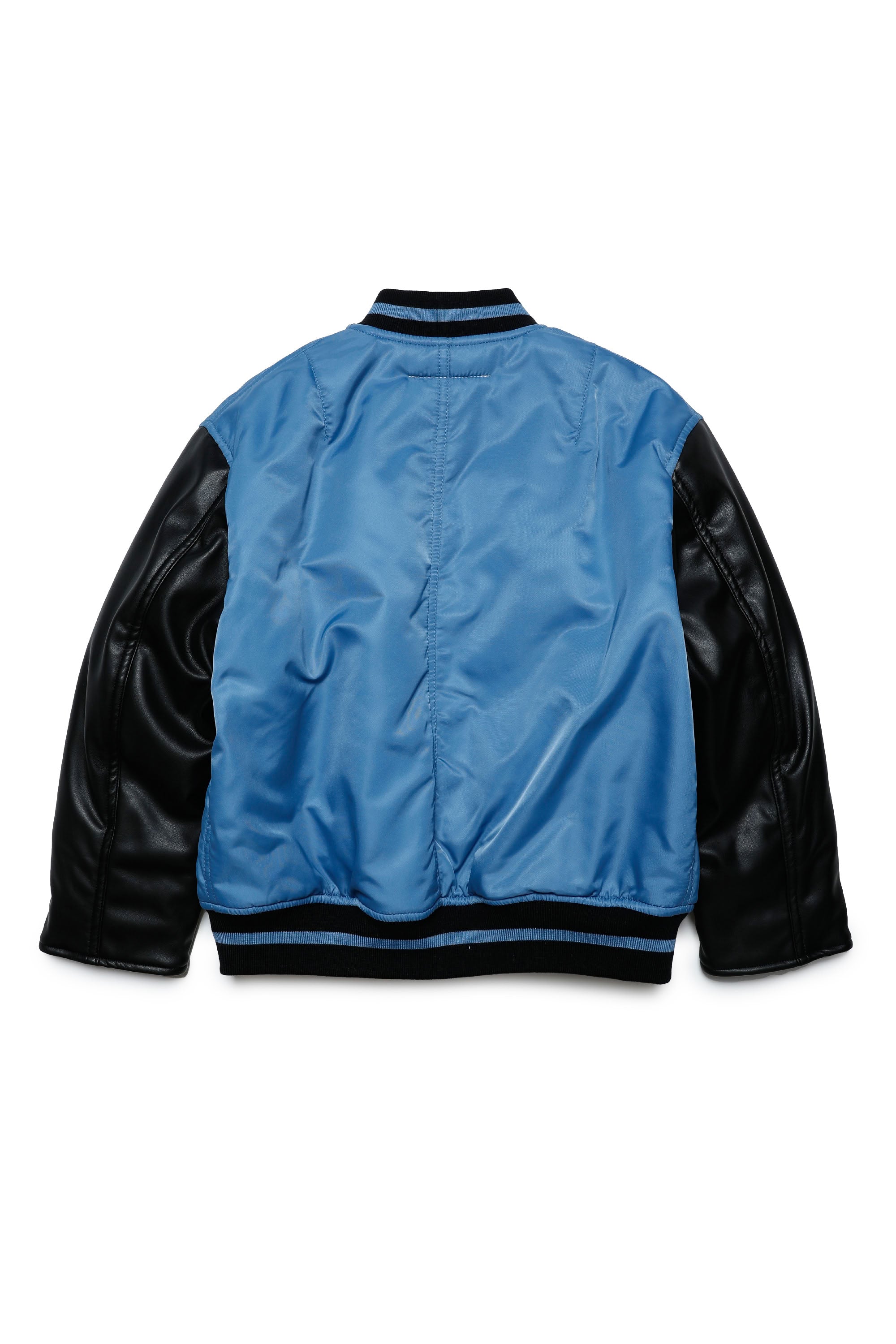 Bomber with zip - Blue