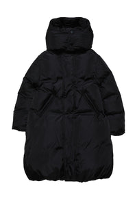 Doudoune longue à capuche - Black