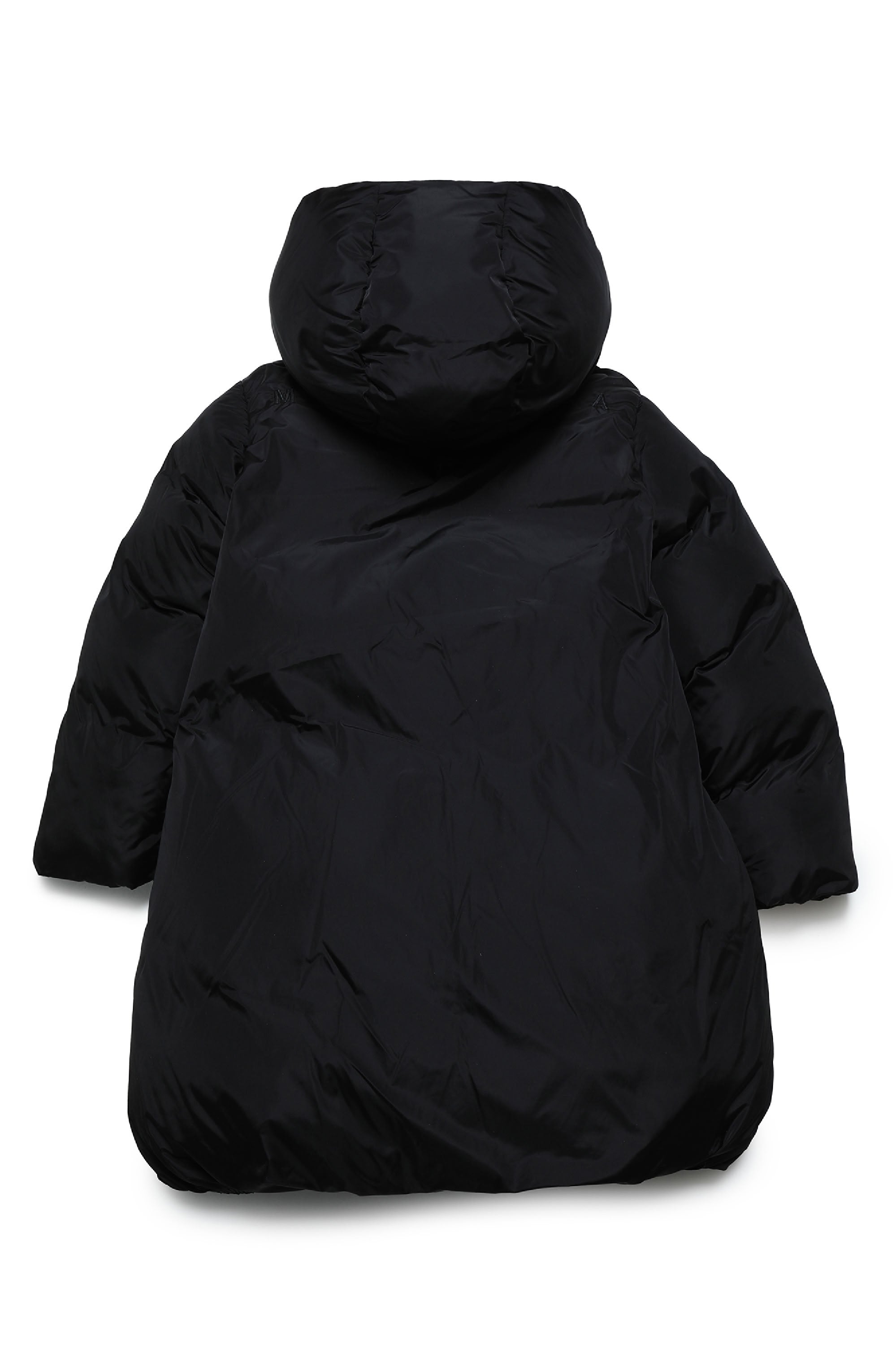 Long hooded jacket - Black