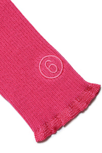 High-neck jumper - Deep Pink