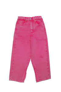 Denim trousers - Deep Pink