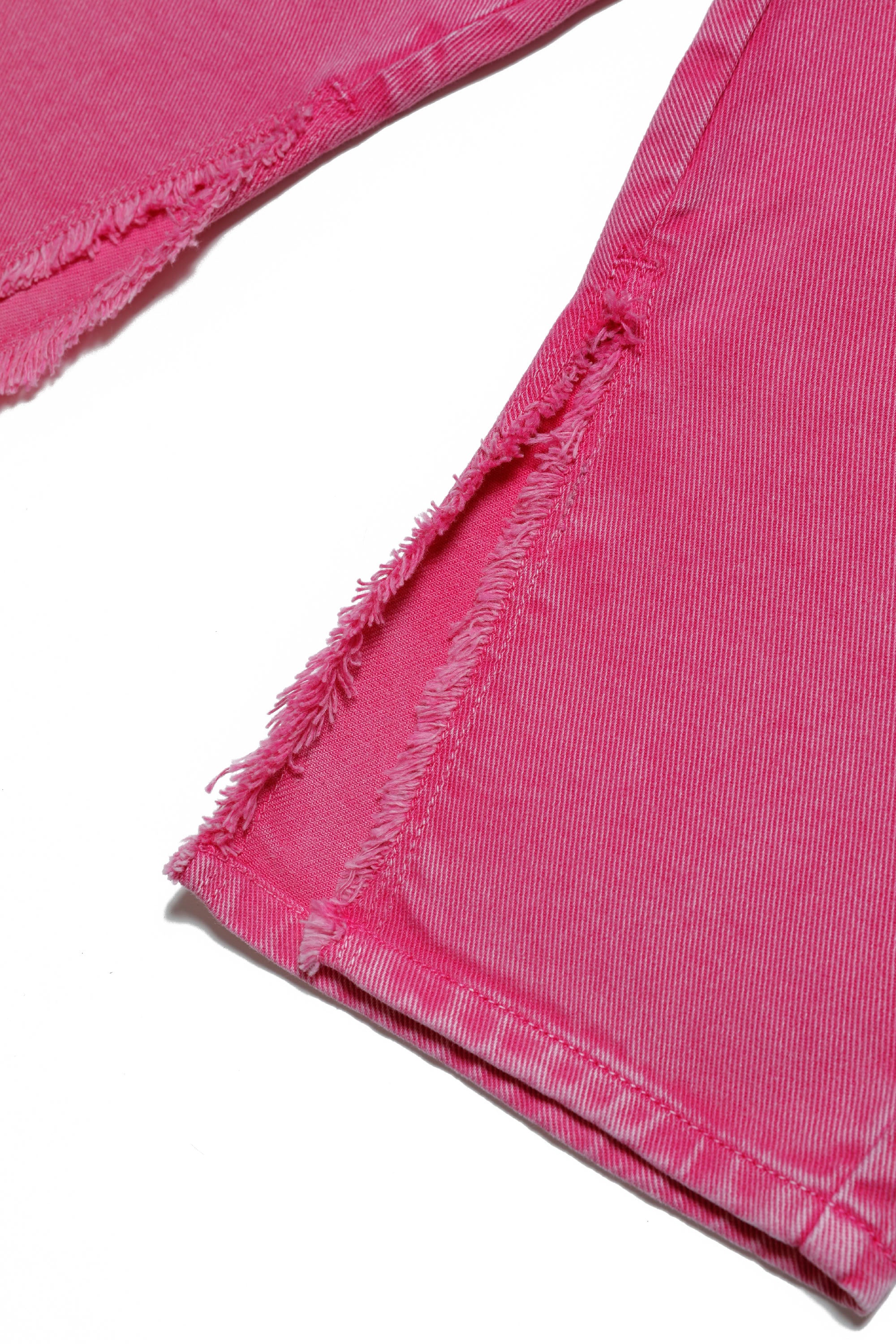 Denim trousers - Deep Pink