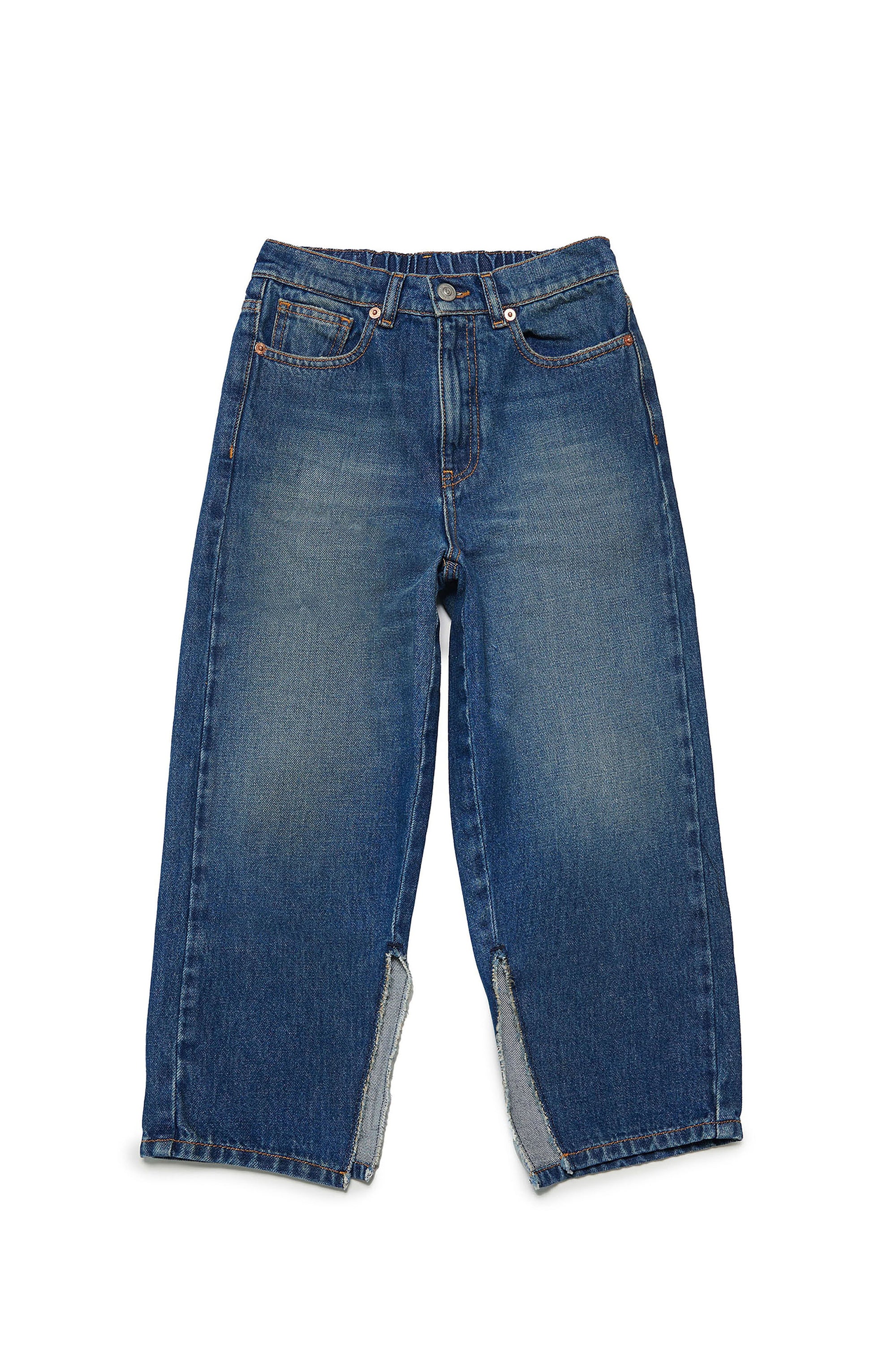 Pantalon délavé en denim - Blue Denim
